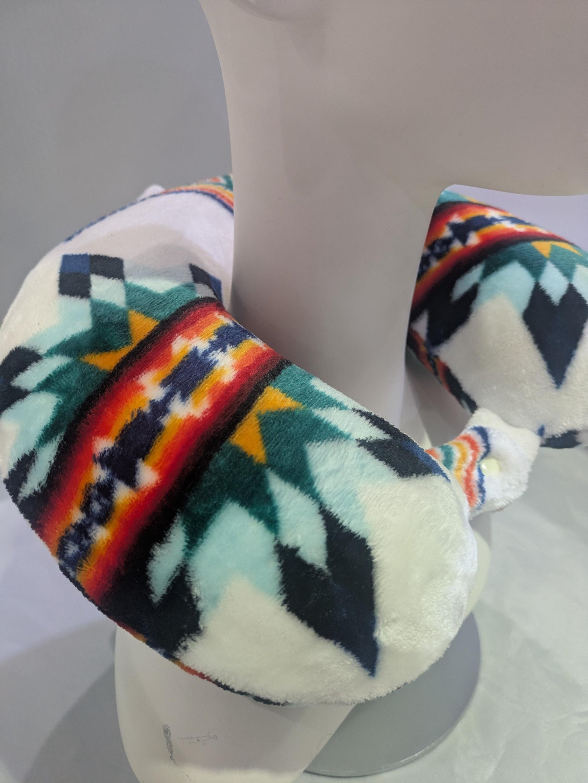Tribal Travel Neck Pillow: Adjustable, Soft Polyester Comfort All Tribes Treasures