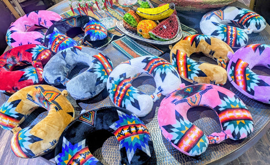 Tribal Travel Neck Pillow: Adjustable, Soft Polyester Comfort All Tribes Treasures