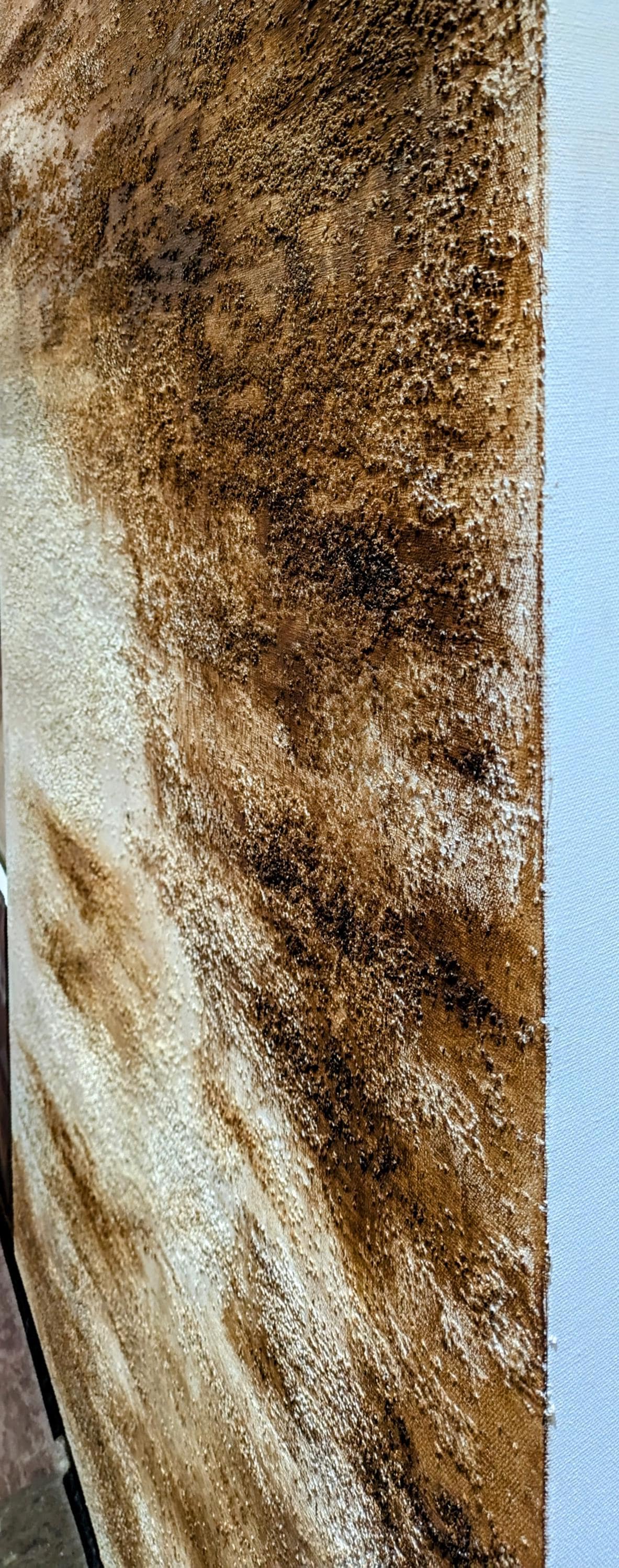 Winter Bosque Acrylic Painting with 3D Crystal Texture All Tribes Treasures