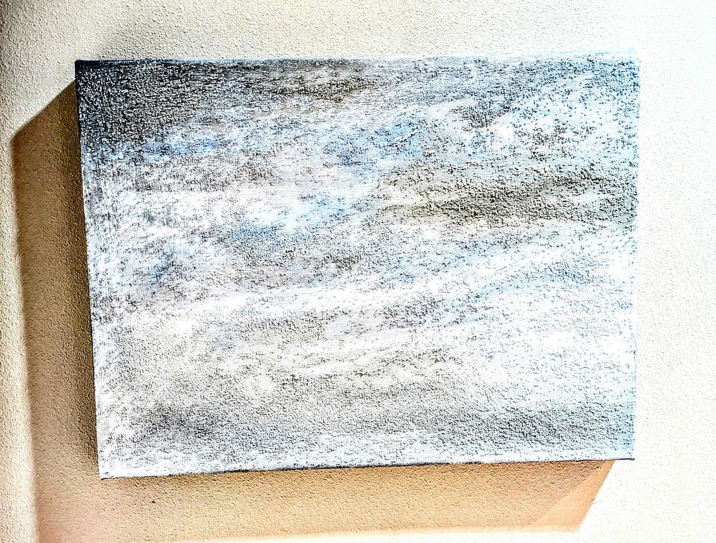 Sandhill Crane Acrylic Painting with Crystalline Texture All Tribes Treasures