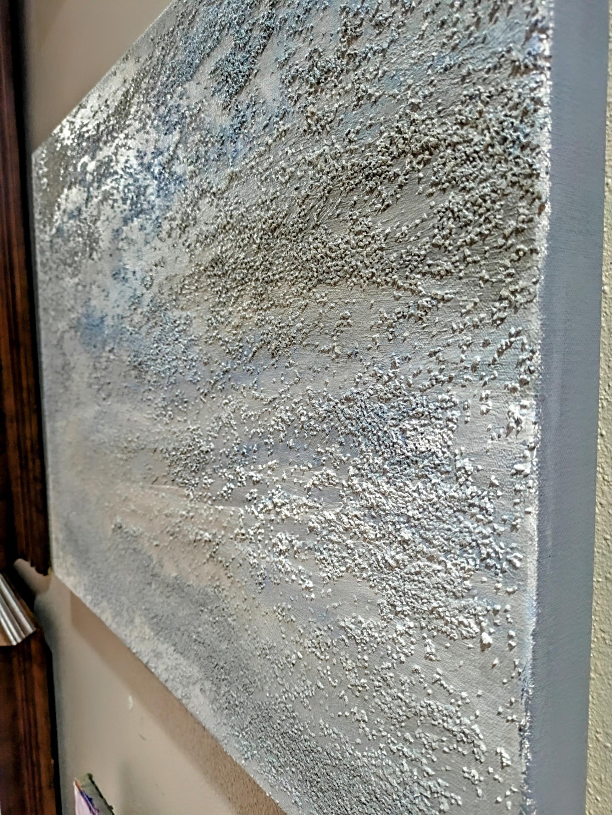 Sandhill Crane Acrylic Painting with Crystalline Texture All Tribes Treasures