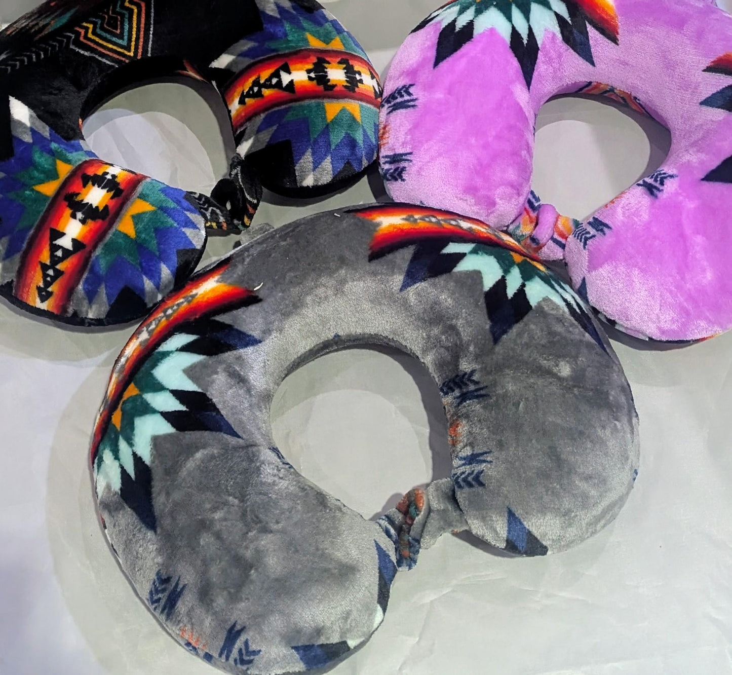 Tribal Travel Neck Pillow: Adjustable, Soft Polyester Comfort All Tribes Treasures