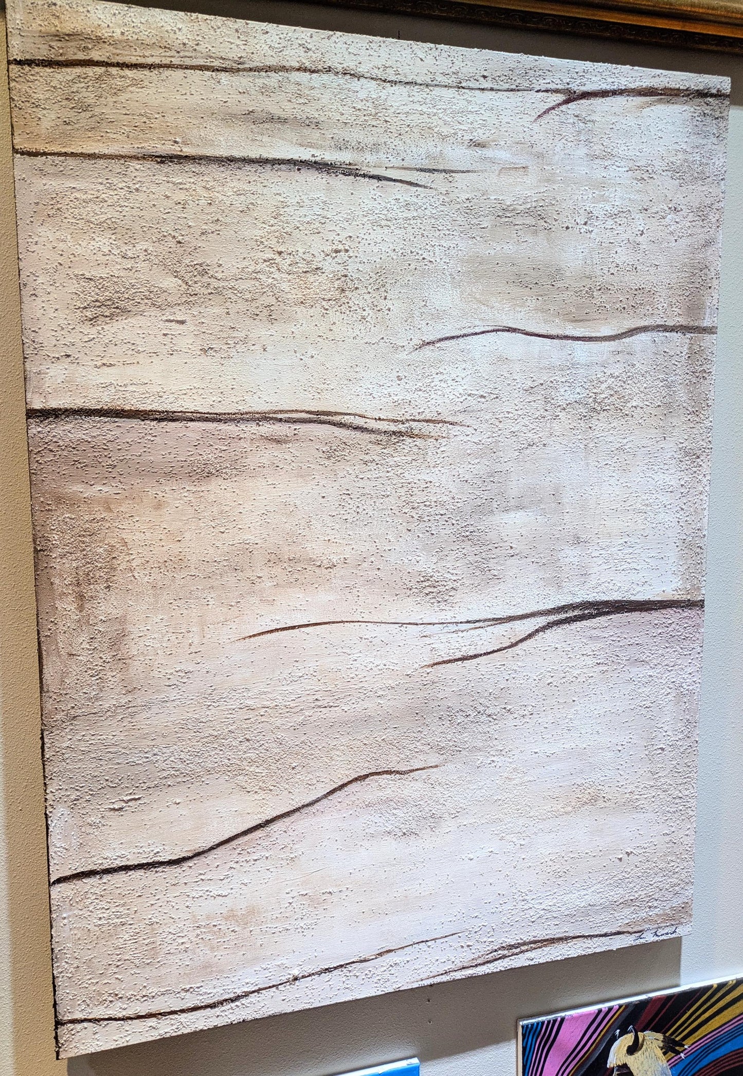 Winter Bosque Acrylic Art: Crystal-Textured Canvas All Tribes Treasures
