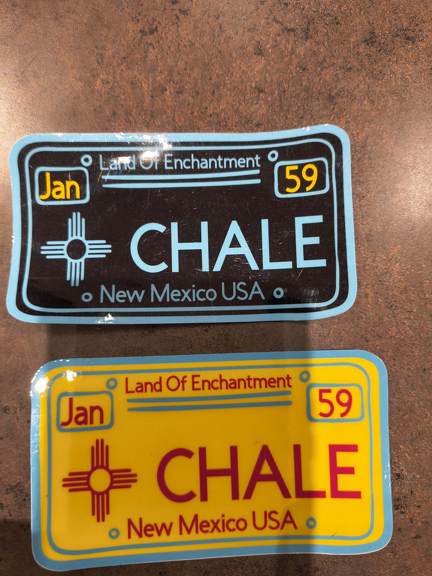 New Mexico License Plate Stickers with Unique Zia Designs All Tribes Treasures