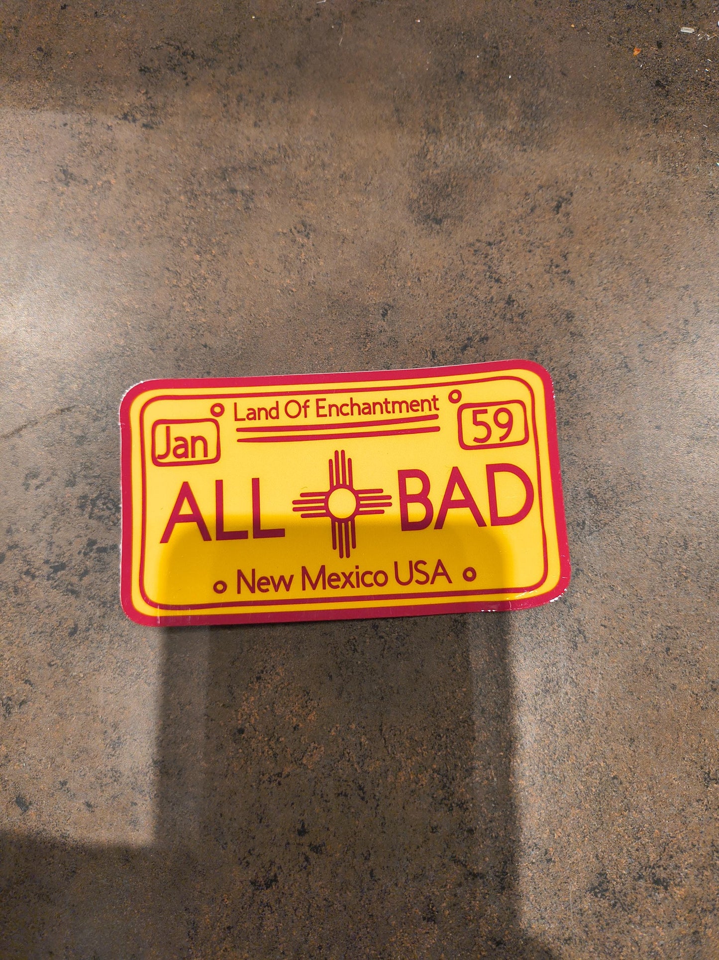 New Mexico License Plate Stickers with Unique Zia Designs All Tribes Treasures