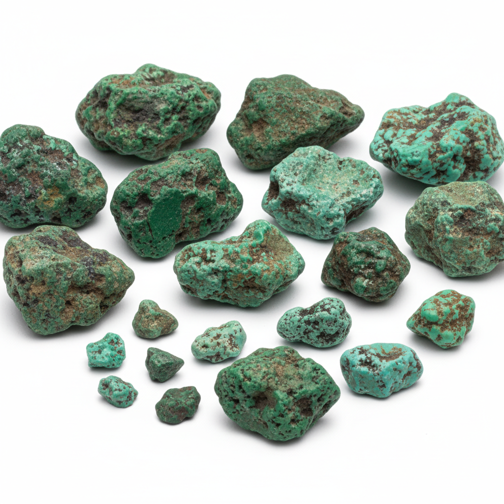 Nevada Rough Turquoise - Studio Flat Lay