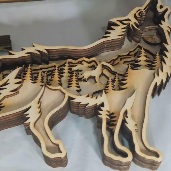 Native American Handcrafted 3D Animal Art Panels All Tribes Treasures