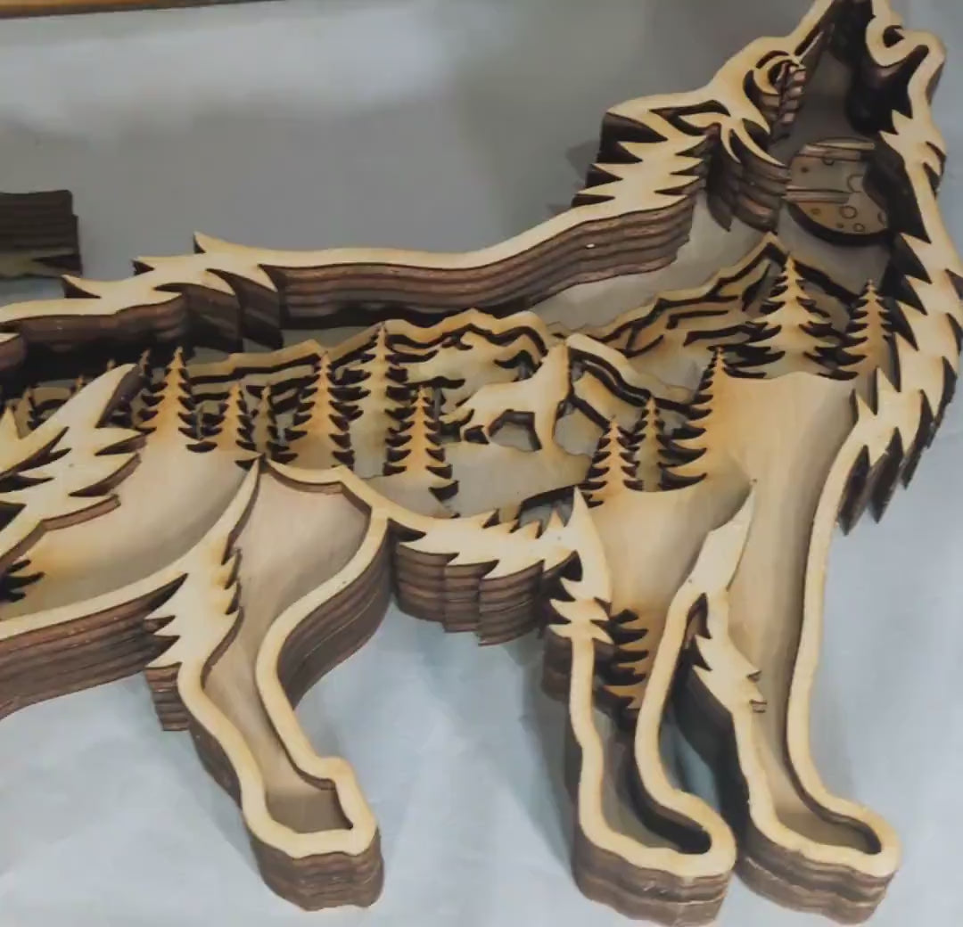 Native American Handcrafted 3D Animal Art Panels All Tribes Treasures