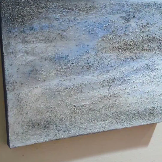 Sandhill Crane Acrylic Painting with Crystalline Texture All Tribes Treasures