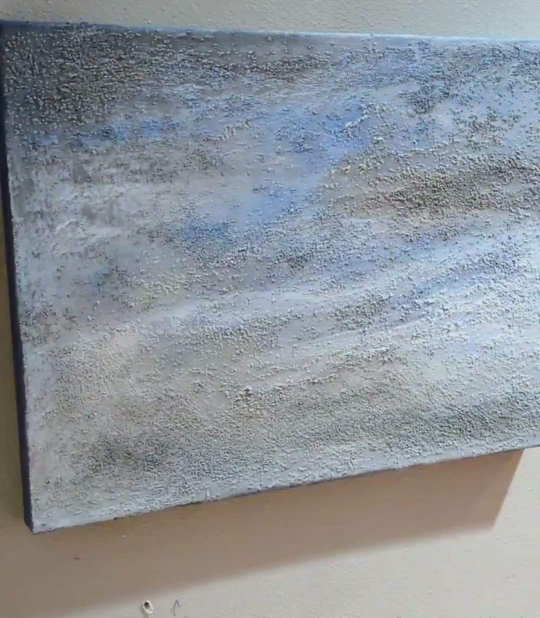 Sandhill Crane Acrylic Painting with Crystalline Texture All Tribes Treasures