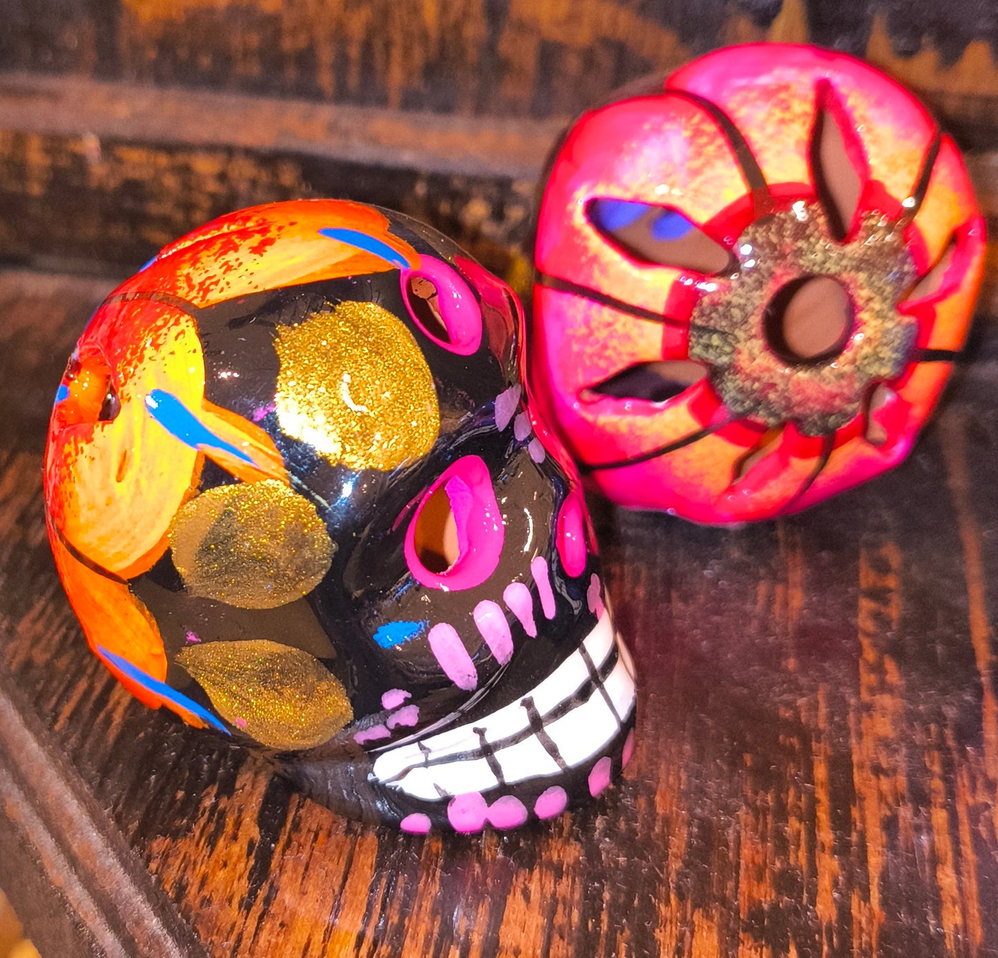 Hand Painted Sugar Skull from México | Ceramic Art
