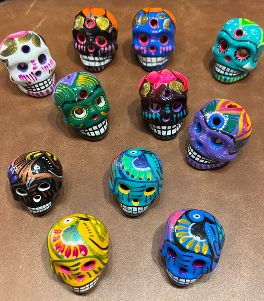 Hand Painted Sugar Skull from México | Ceramic Art
