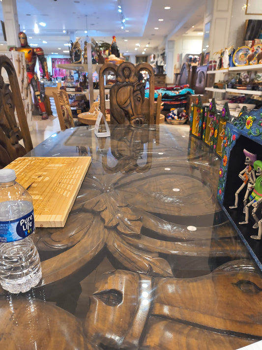 Canned horse table