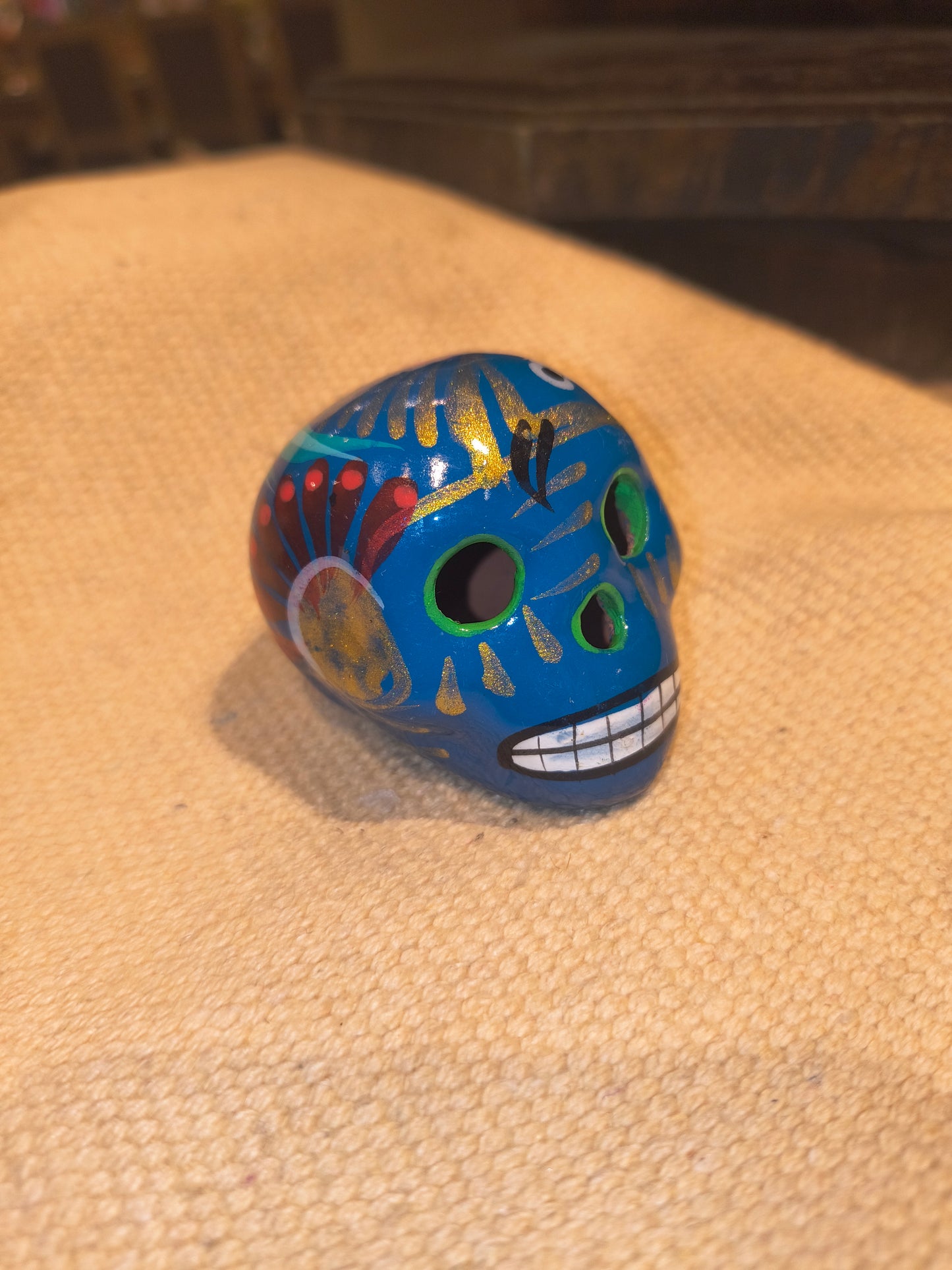 Hand Painted Sugar Skull from México | Ceramic Art