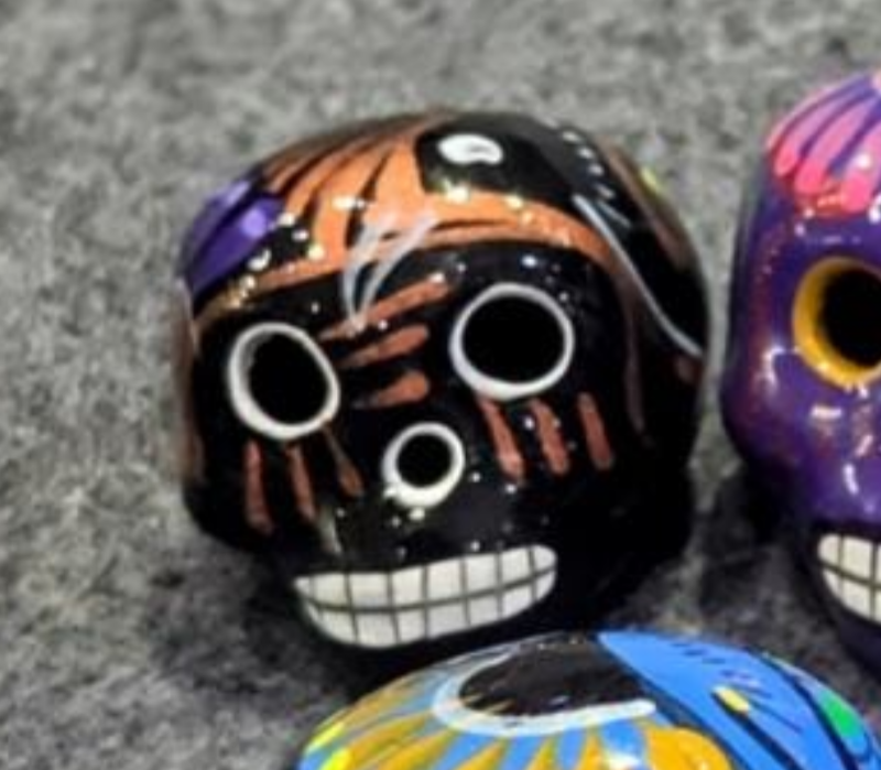 Hand Painted Sugar Skull from México | Ceramic Art