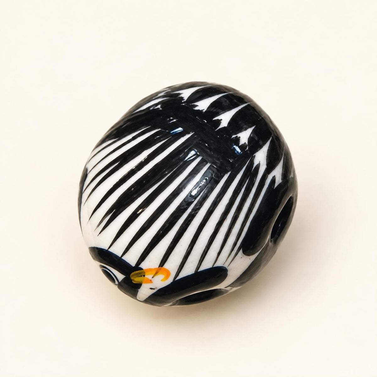 XSM hand-painted ceramic sugar skull, alternate product view 9